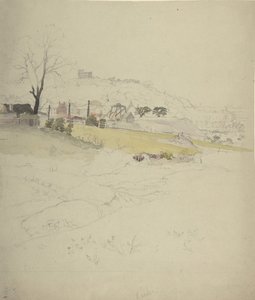 View of a Colliery at the Edge of a Town by Circle of John Ruskin.