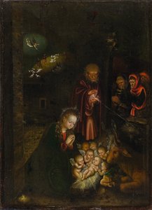 Nativity by Circle of Lucas Cranach the Elder