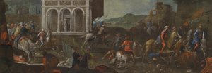 Saint Catherine of Siena Defending a City Against the Turks