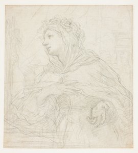 Study of Santa Rosalia of Palermo by Ciro Ferri