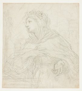 Study of Saint Rosalia of Palermo by Ciro Ferri