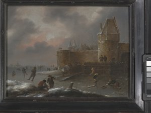 Winter Landscape with Skaters
