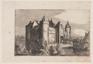 The Castle of Muiden, from Four Castles in Holland and Utrecht by Claes Jansz. Visscher