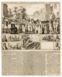 Execution of Arminians in The Hague by Claes Jansz. Visscher II