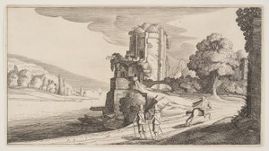 Round Tower on a River, from Landscapes