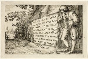 Title Page, after Pictures of Farms, Country Houses and Rustic Villages by Claes Jansz. Visscher II