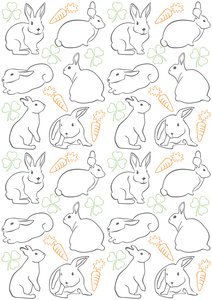 Bunnies by Claire Huntley