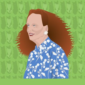 Portrait of Grace Coddington, Creative Director of US Vogue