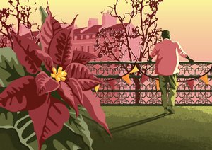 Winter Roof Terrace by Claire Huntley