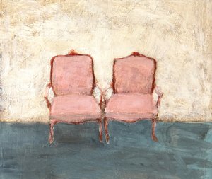 Elegant Pink Chairs by Claire Lerner
