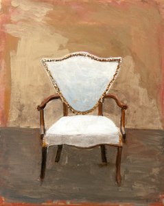 Vintage Upholstered Armchair by Claire Lerner