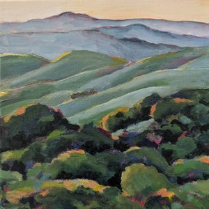 Rolling Hills Golden Light