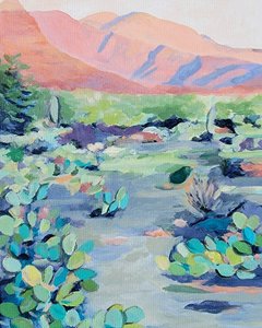 Vibrant Desert Landscape
