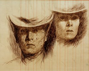Elisabeth(?) and Clara Siewert by Clara Siewert