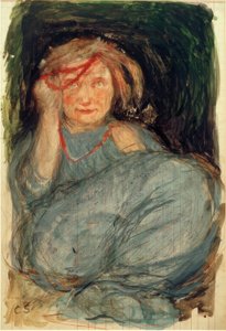 Child with Coral Necklace by Clara Siewert