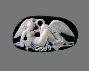Leda and the Swan Cameo, 3rd century AD by Classical Antiquities