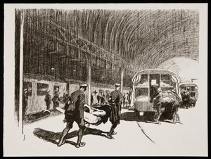 Detraining in England by Claude Allin Shepperson