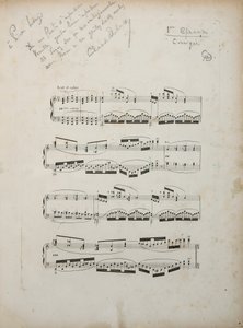 Page from the first corrected proof of "The Blessed Damozel", c.1887-88