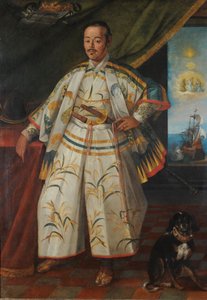 Portrait of Hasekura Rokuemon Tsunenaga by Claude Deruet