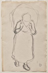 Study for Seaweed Gatherers, Yport by Claude Emile Schuffenecker