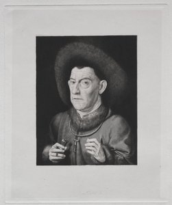 Man with a Pink by Claude Ferdinand Gaillard
