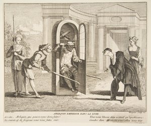 Harlequin, Emperor on the Moon by Claude Gillot, Jacques Gabriel Huquier