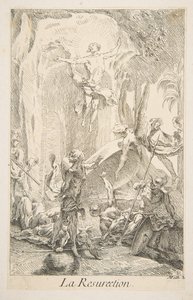 Resurrection by Claude Gillot, Jacques Gabriel Huquier