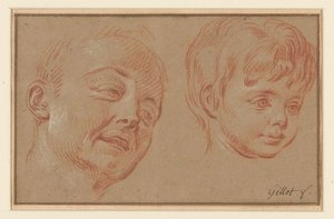 Sketch of Two Heads