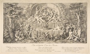 The Feast of the Faun by Claude Gillot