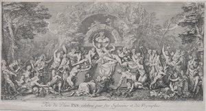 The Four Festivals: Festival of the God Pan by Claude Gillot