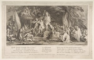 The Passion for Wealth by Claude Gillot