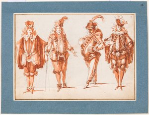 Four Costume Figures