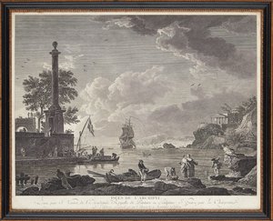 French Steel Engravings by Claude Joseph (after) Vernet