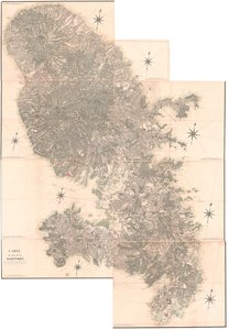 Map of the Island of Martinique, Copied from an Original Made in the Year 1763. This Copy Drawn in 1797 by C.J. Sauthier at the Age of 60.
