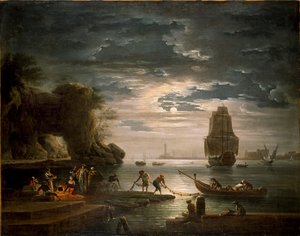 Coastal Scene La Nuit