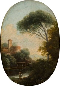A Wooded Lake landscape