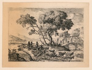 Departure for the Fields by Claude Lorrain
