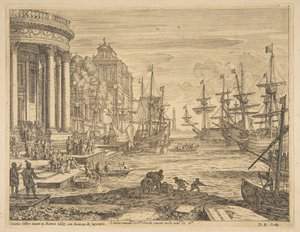 Embarkation of St. Ursula, 1665 by Claude Lorrain