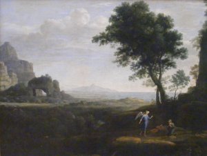 Hagar and Ismael in the Desert by Claude Lorrain
