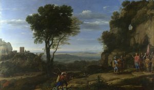 Landscape with David at the Cave of Adullam by Claude Lorrain