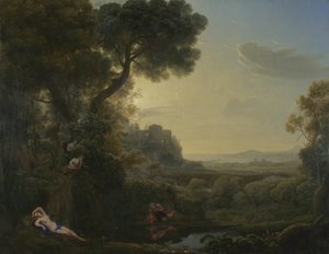 Landscape with Narcissus and Echo, 1644