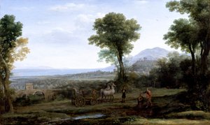 Landscape with St Philip Baptising the Eunuch by Claude Lorrain