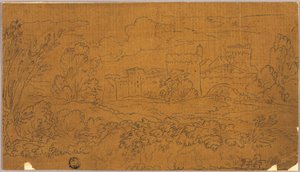 Landscape with Walled Town by Claude Lorrain