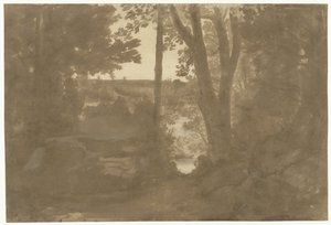Landscape with View through Trees by Claude Lorrain
