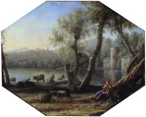 Pastoral Landscape by Claude Lorrain