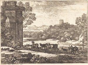 The Herd Returning in Stormy Weather by Claude Lorrain