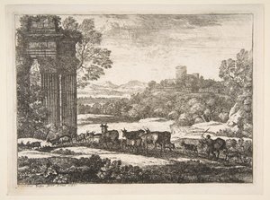 The Herd Returning in Stormy Weather by Claude Lorrain