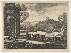 The Herd Returning in Stormy Weather, ca. 1650-51 by Claude Lorrain