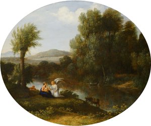 The Rest on The Flight into Egypt by Claude Lorrain