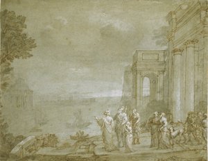 View of Carthage with Dido and Aeneas